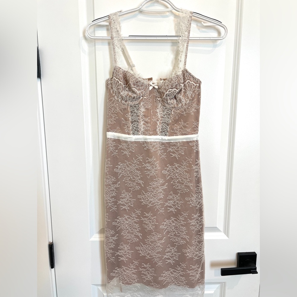Victoria’s Secret Lace Corset Slip Dress